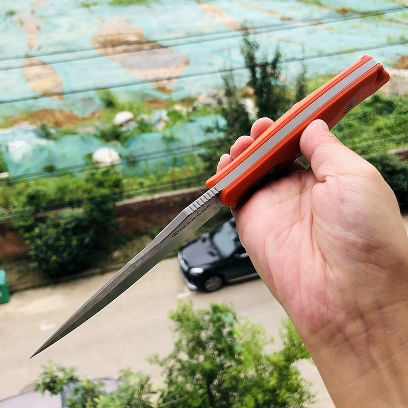Maxace Knives 巴尔 V4E钢 橙色G10柄 800