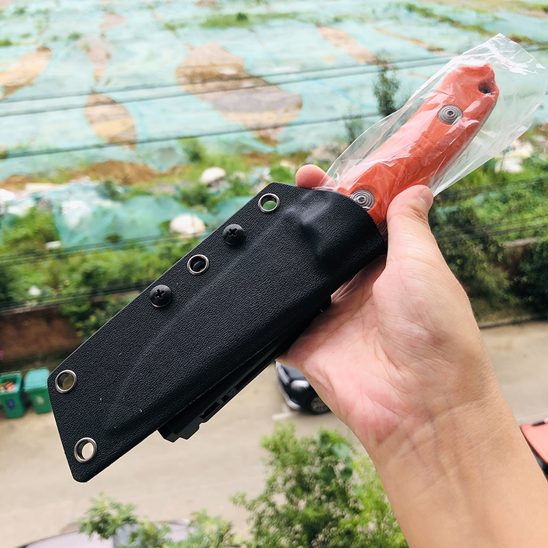 Maxace Knives 巴尔 V4E钢 橙色G10柄 800