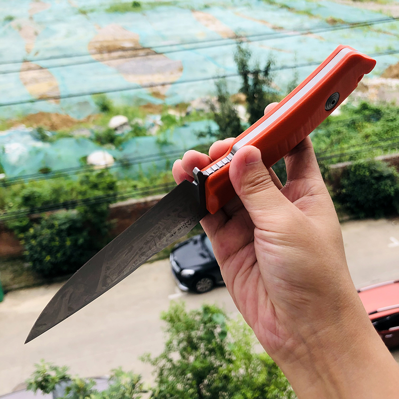 Maxace Knives 巴尔 V4E钢 橙色G10柄 800