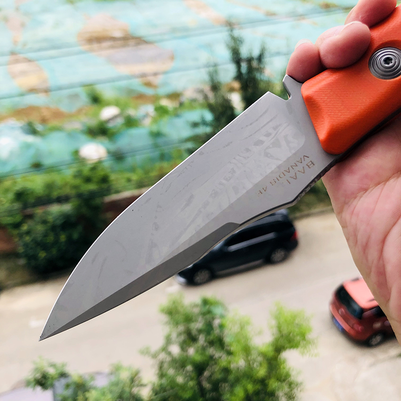 Maxace Knives 巴尔 V4E钢 橙色G10柄 800