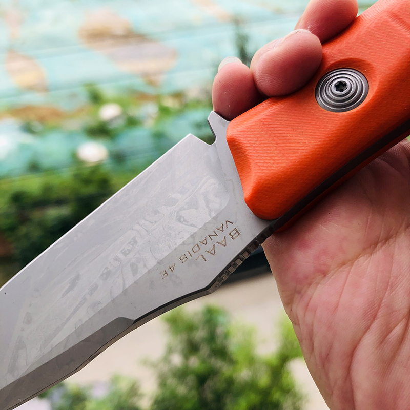 Maxace Knives 巴尔 V4E钢 橙色G10柄 800