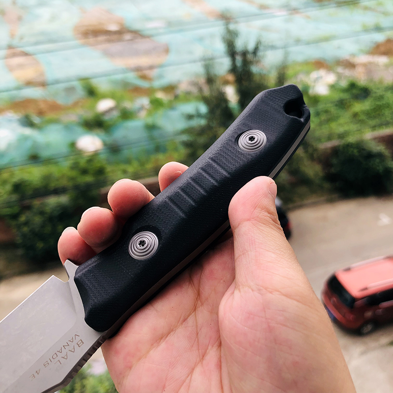 Maxace Knives 巴尔 V4E钢 黑色G10柄 800