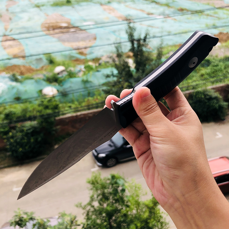 Maxace Knives 巴尔 V4E钢 黑色G10柄 800