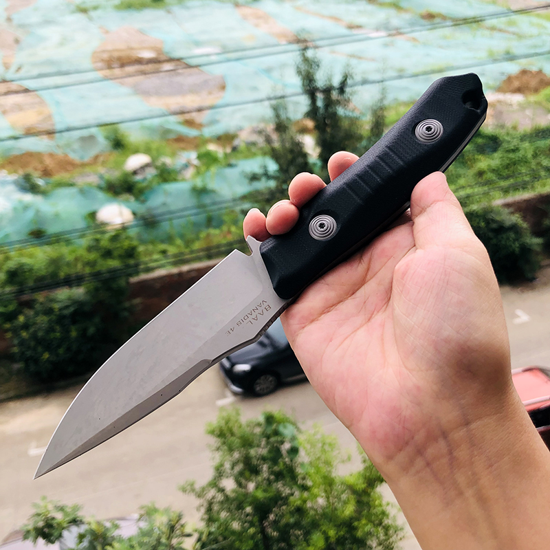 Maxace Knives 巴尔 V4E钢 黑色G10柄 800