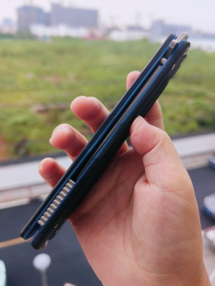 🚫 benchmade 51 D2钢 G10+钛内衬柄 蝴蝶刀 1980