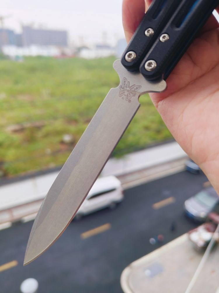 🚫 benchmade 51 D2钢 G10+钛内衬柄 蝴蝶刀 1980