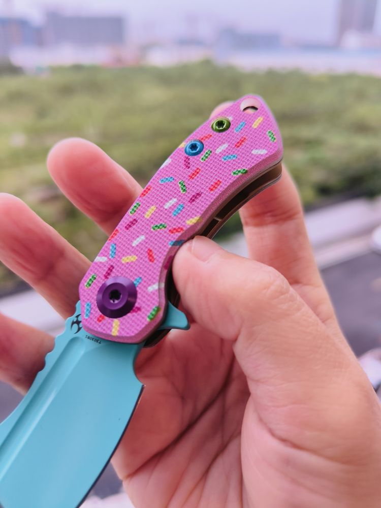Kansept Knives 154CM钢 G10柄 甜甜圈折刀 T3030B1 460