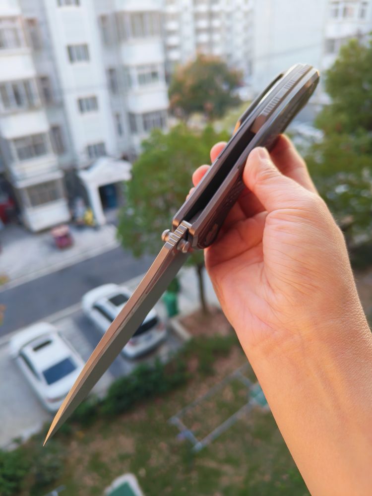 Maxace Knives 渡鸦三代 M390钢 钛柄镶嵌锆 1680