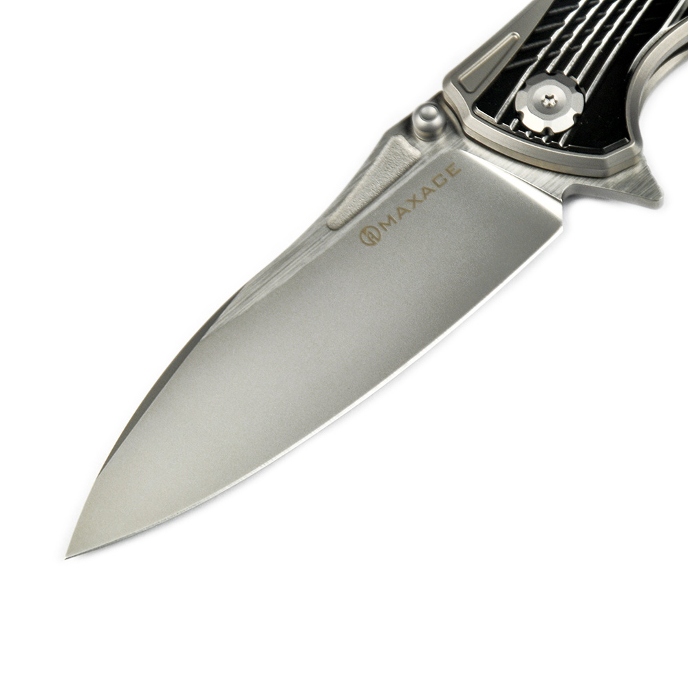 Maxace Knives 渡鸦三代 M390钢 钛柄镶嵌锆 1680