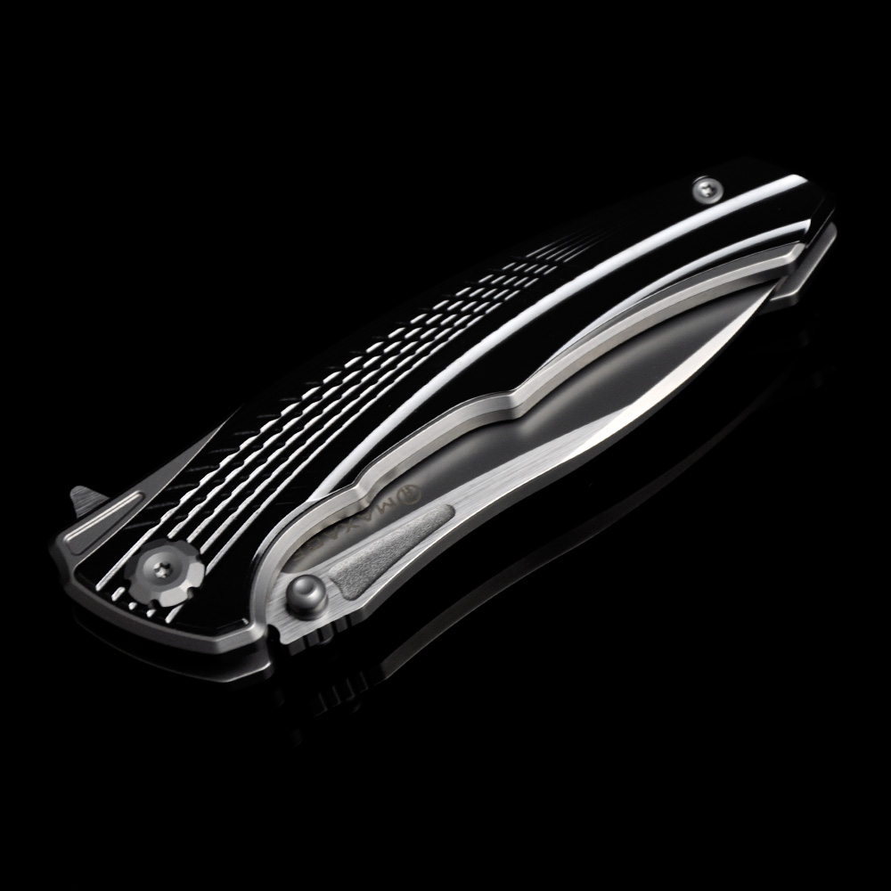 Maxace Knives 渡鸦三代 M390钢 钛柄镶嵌锆 1680