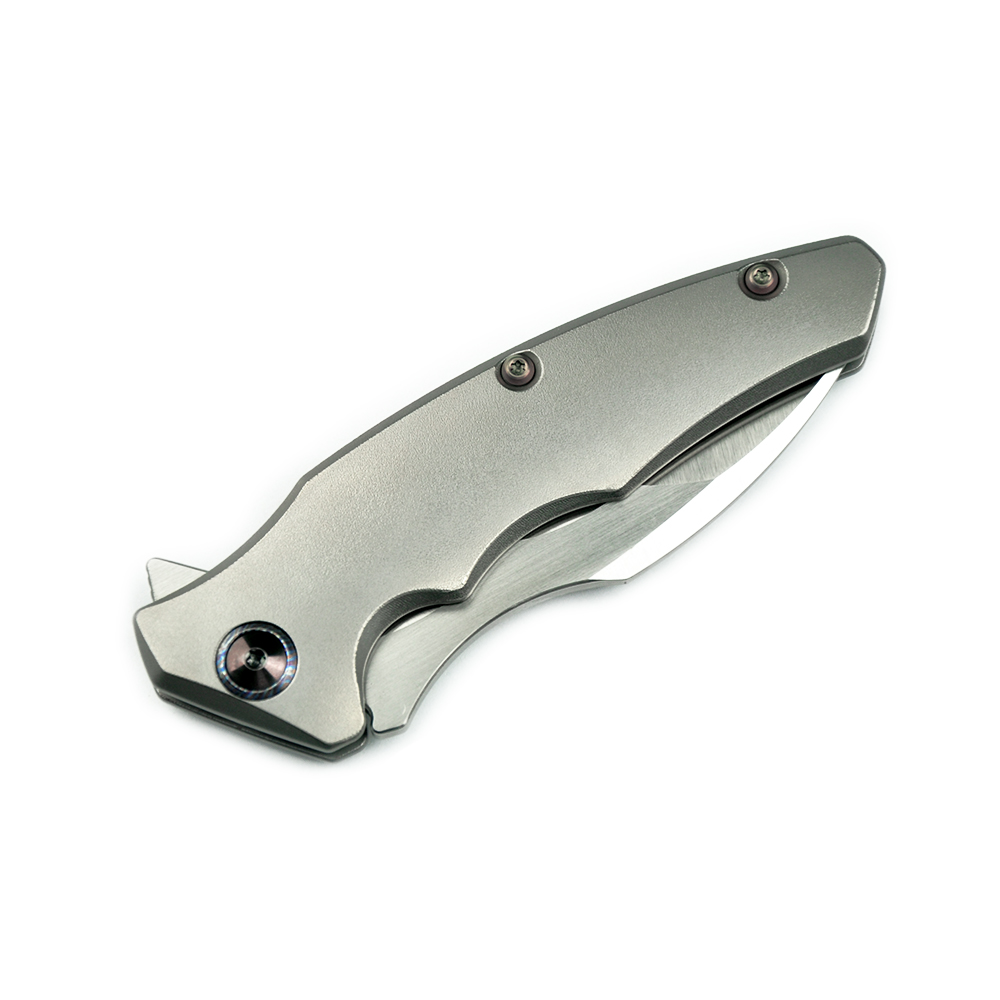 Maxace Knives 龍 M390钢 钛合金柄 黄色螺丝及背骨 2780