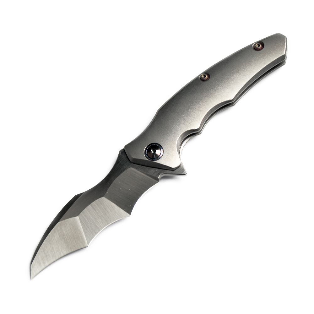 Maxace Knives 龍 M390钢 钛合金柄 黄色螺丝及背骨 2780