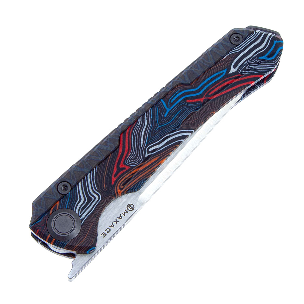 Maxace Knives 红隼 M390刃 大马士革纹G10柄 850