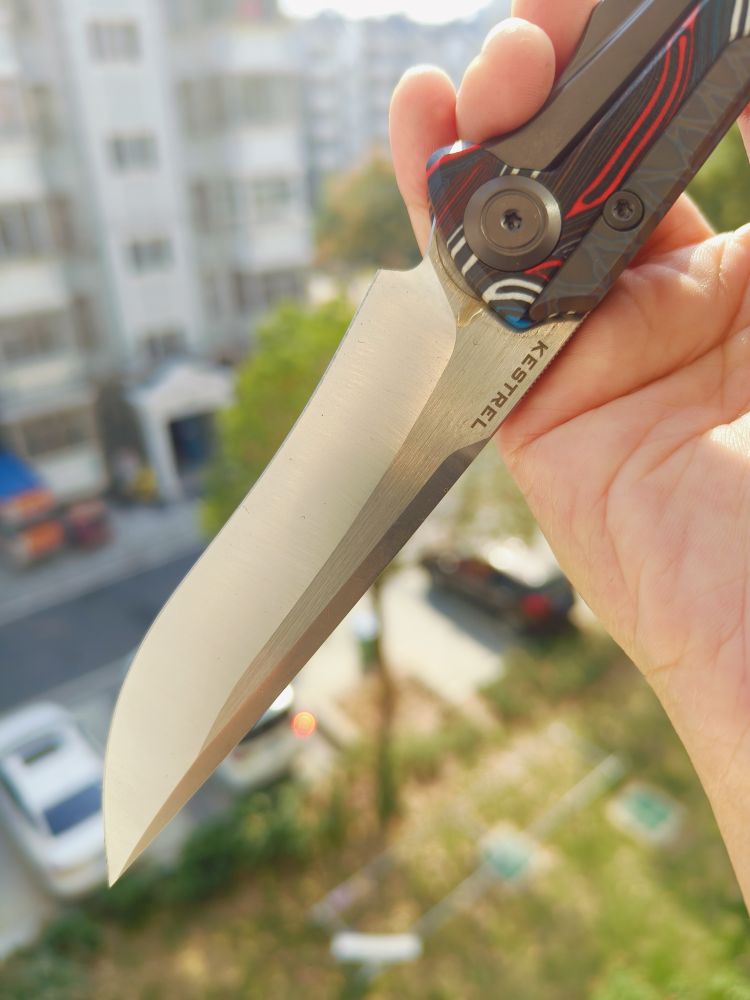 Maxace Knives 红隼 M390刃 大马士革纹G10柄 850