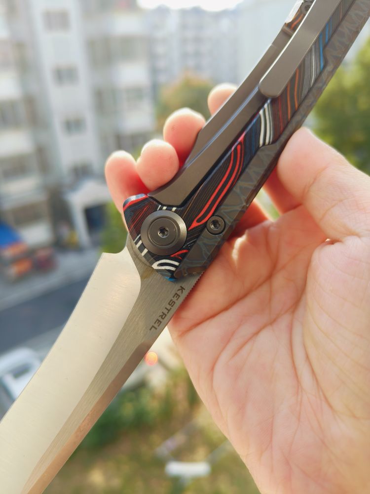 Maxace Knives 红隼 M390刃 大马士革纹G10柄 850