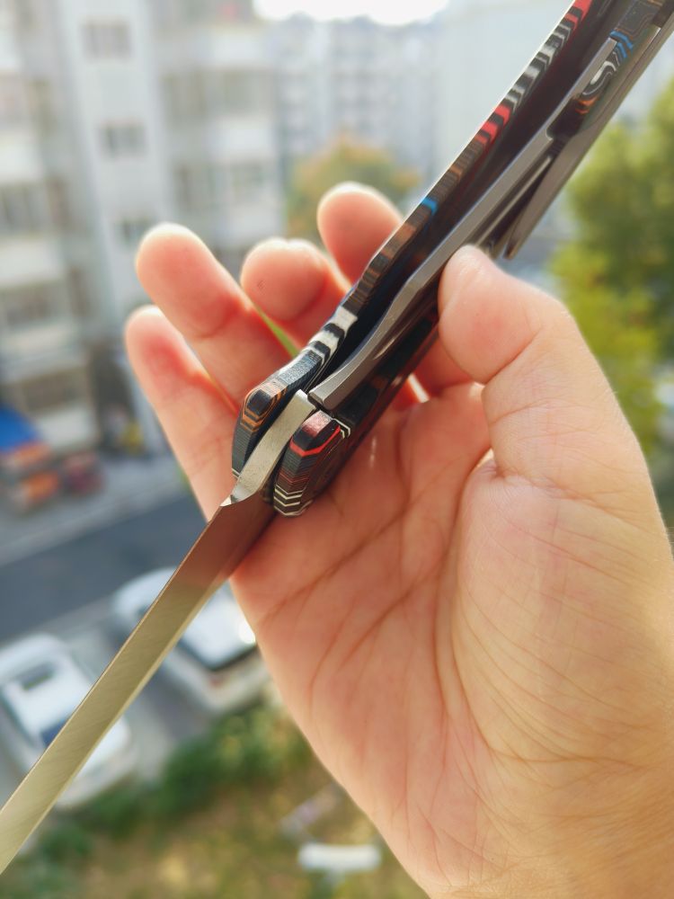 Maxace Knives 红隼 M390刃 大马士革纹G10柄 850