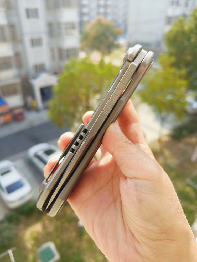 Maxace Knives 琥珀三代 M390钢 钛合金柄镶嵌碳纤维 1680