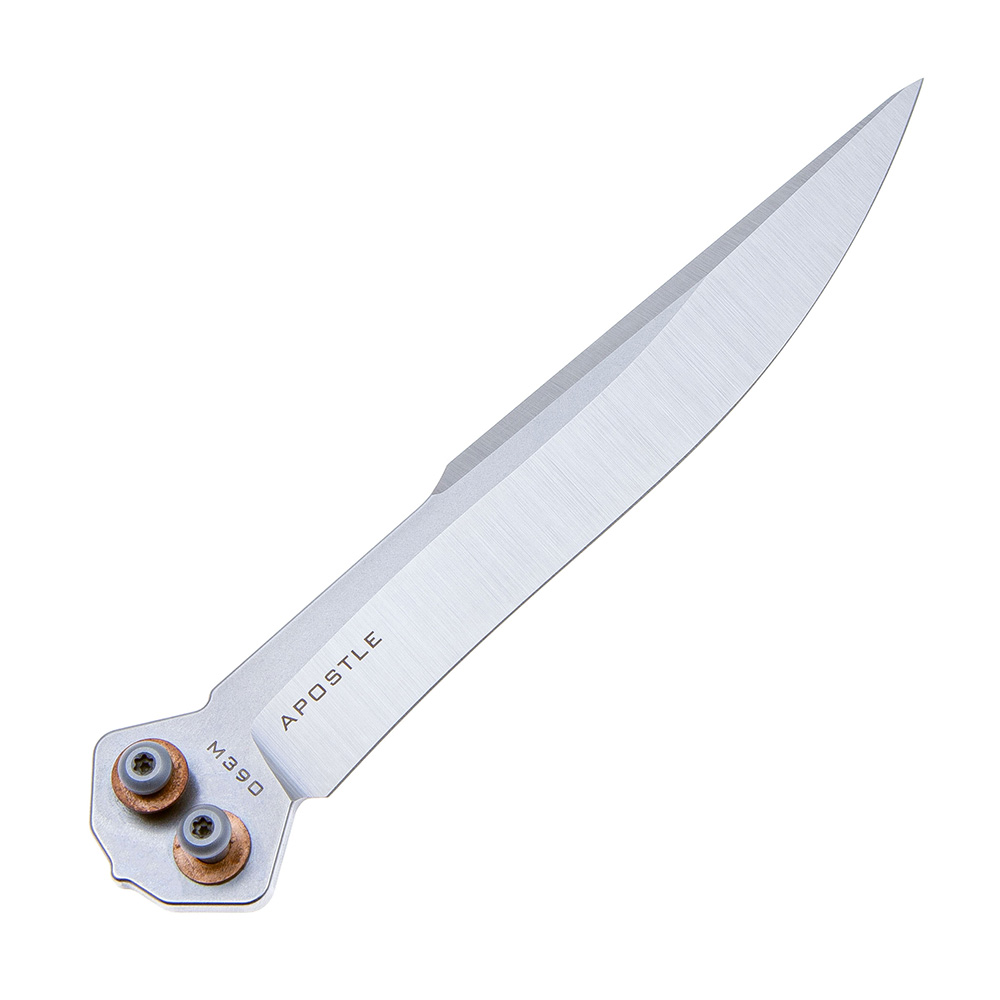 Maxace Knives 使徒 M390刃 一体钛柄 蝴蝶甩刀 1880
