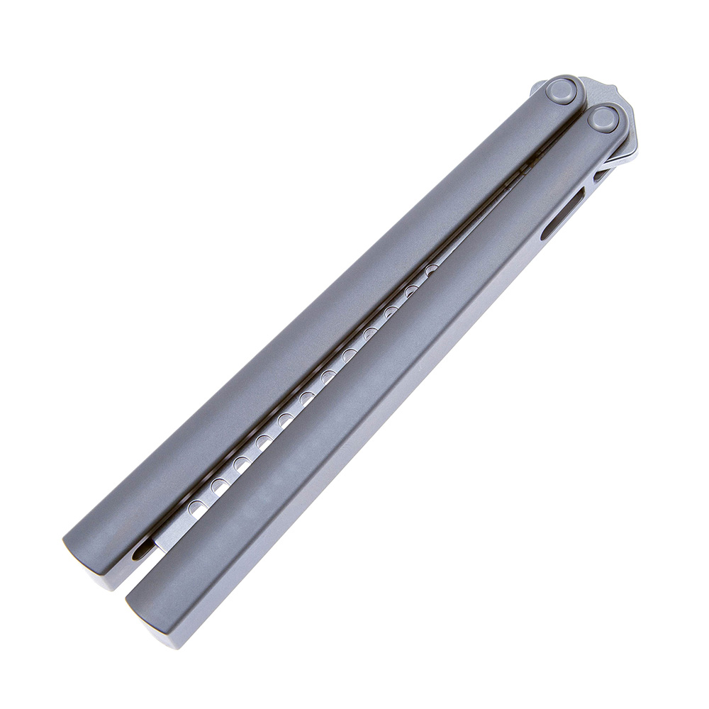 Maxace Knives 使徒 M390刃 一体钛柄 蝴蝶甩刀 1880