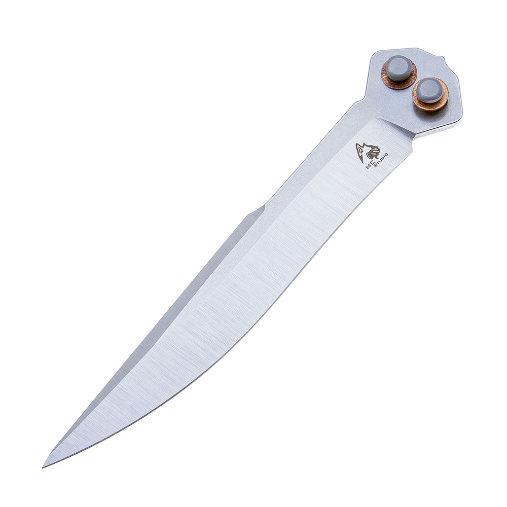 Maxace Knives 使徒 M390刃 一体钛柄 蝴蝶甩刀 1880