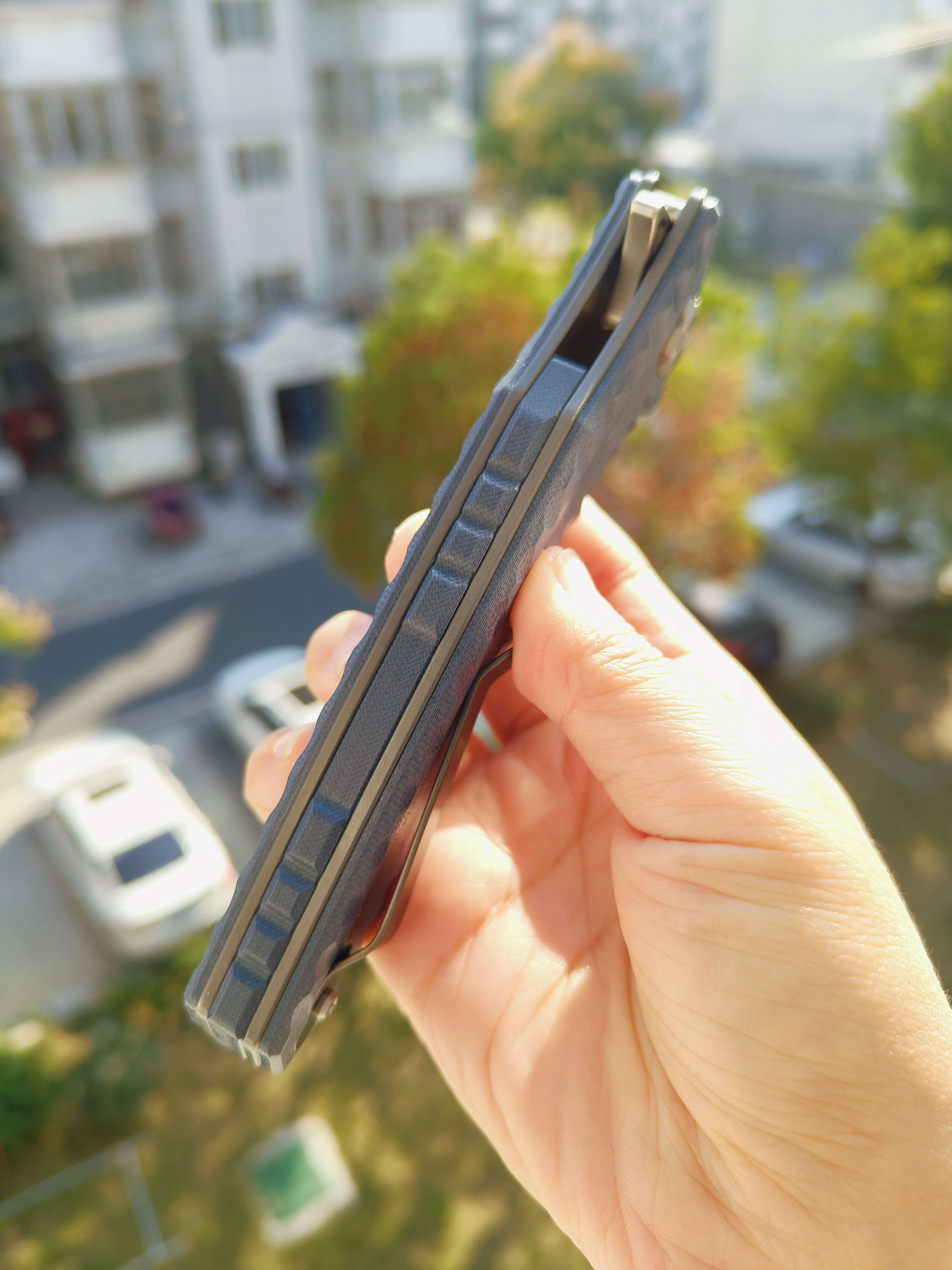 Maxace Knives 狂徒二代 K110钢 G10柄 深蓝色柄 258