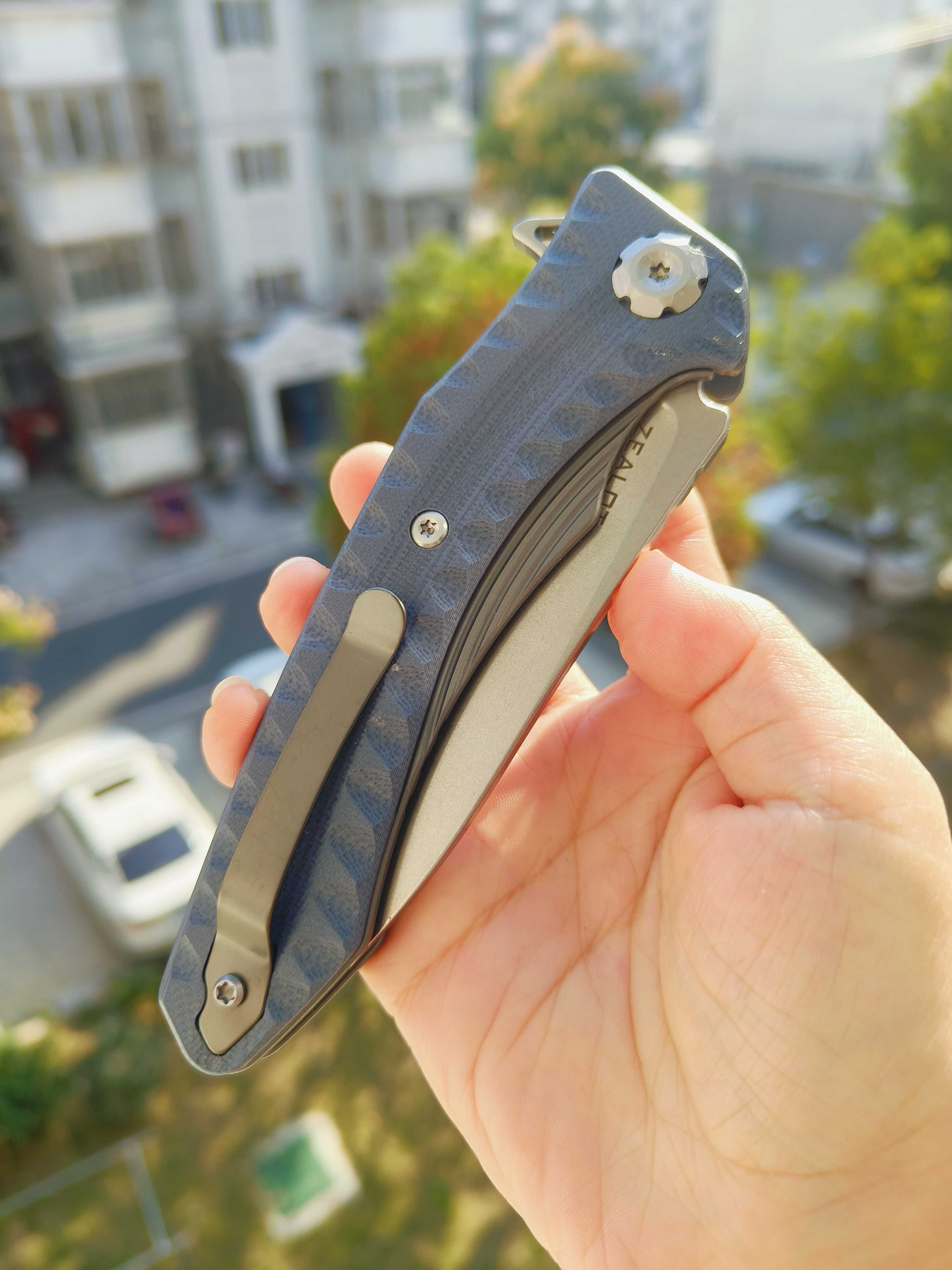 Maxace Knives 狂徒二代 K110钢 G10柄 深蓝色柄 258