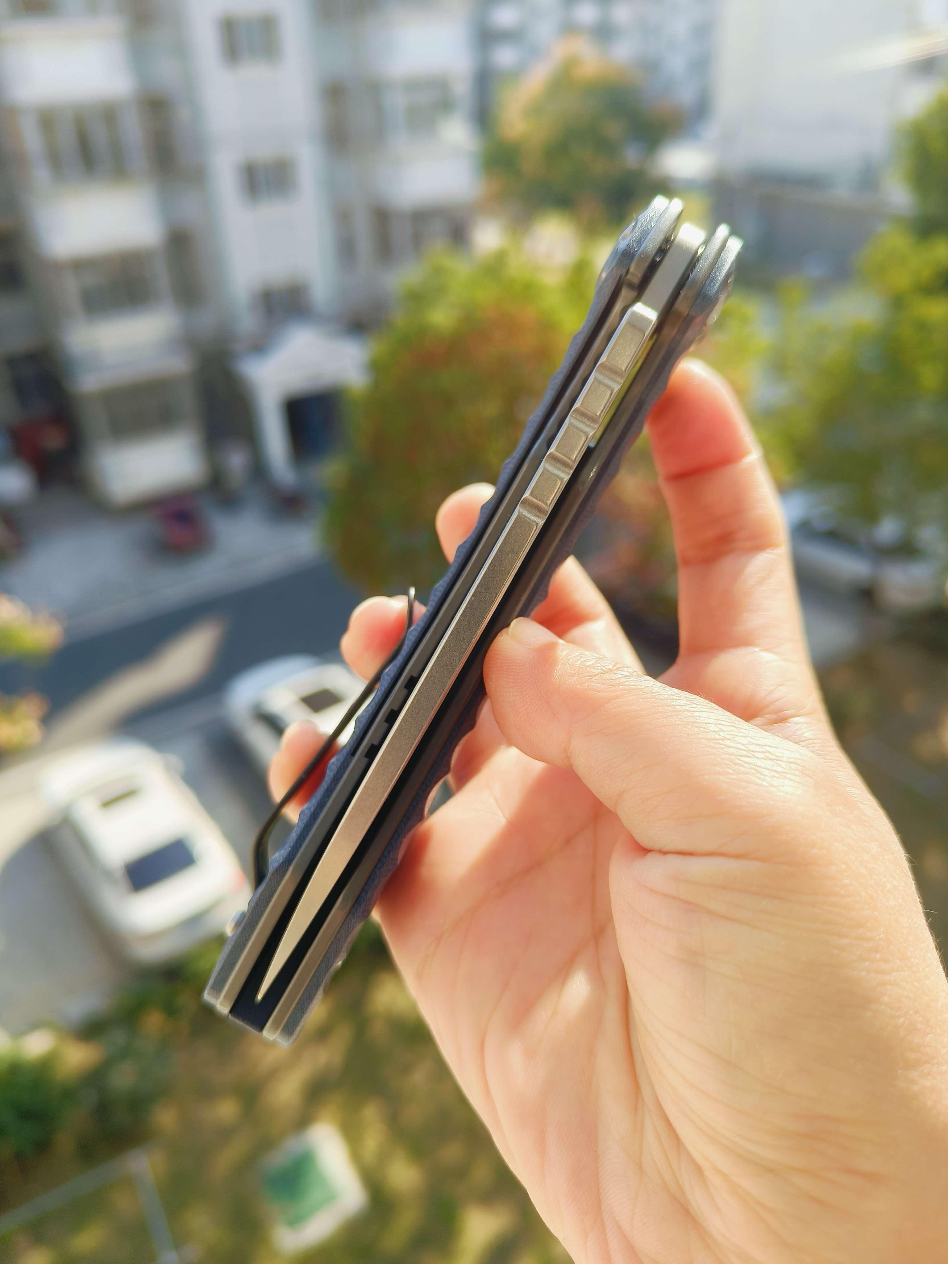 Maxace Knives 狂徒二代 K110钢 G10柄 深蓝色柄 258