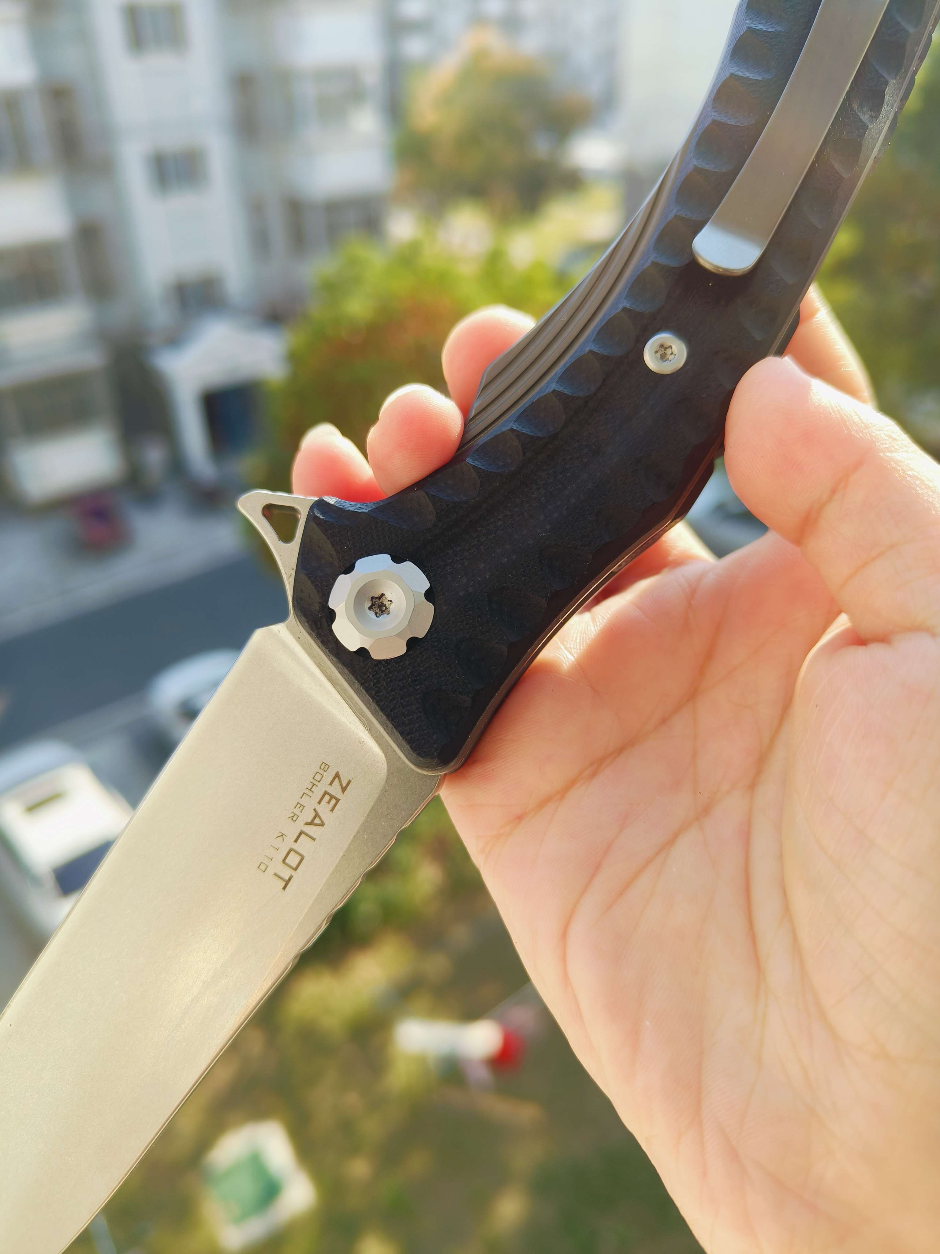 Maxace Knives 狂徒二代 K110钢 G10柄 黑色柄 258