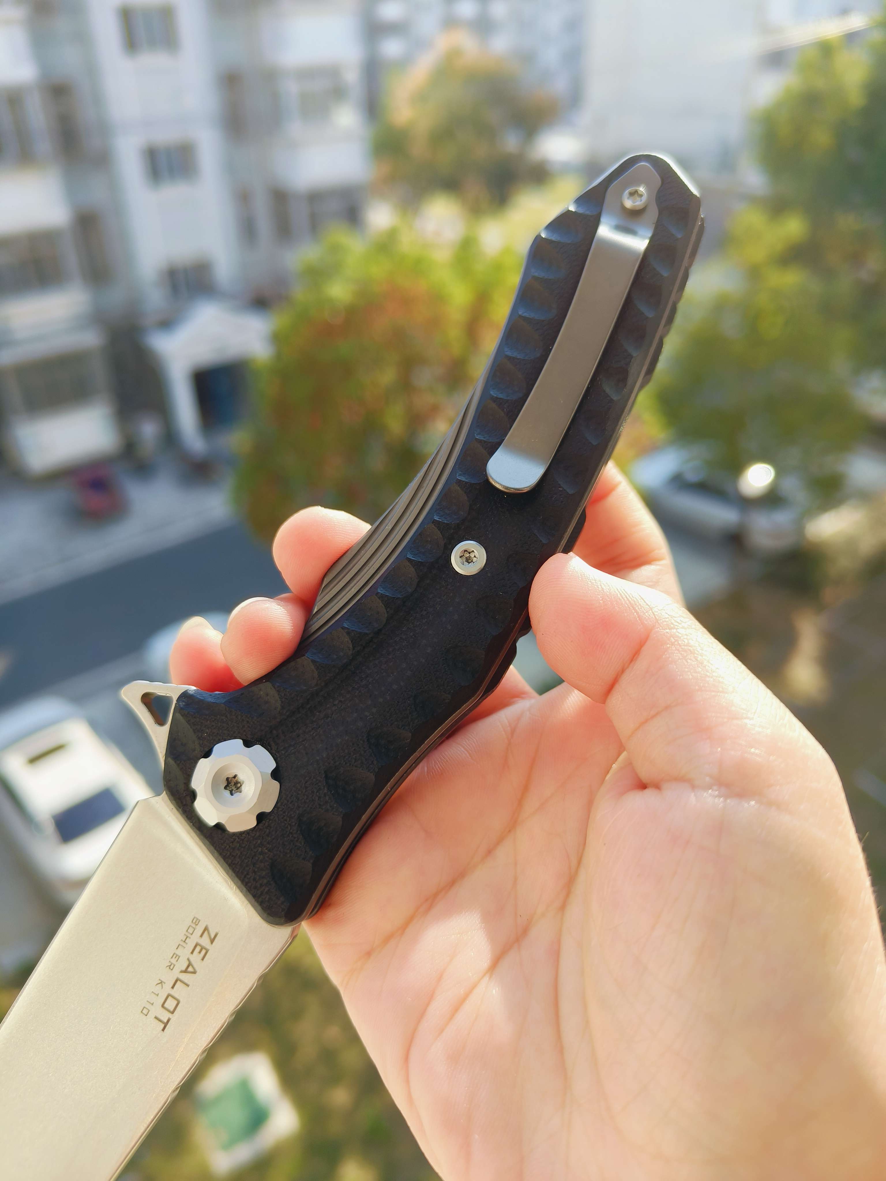 Maxace Knives 狂徒二代 K110钢 G10柄 黑色柄 258