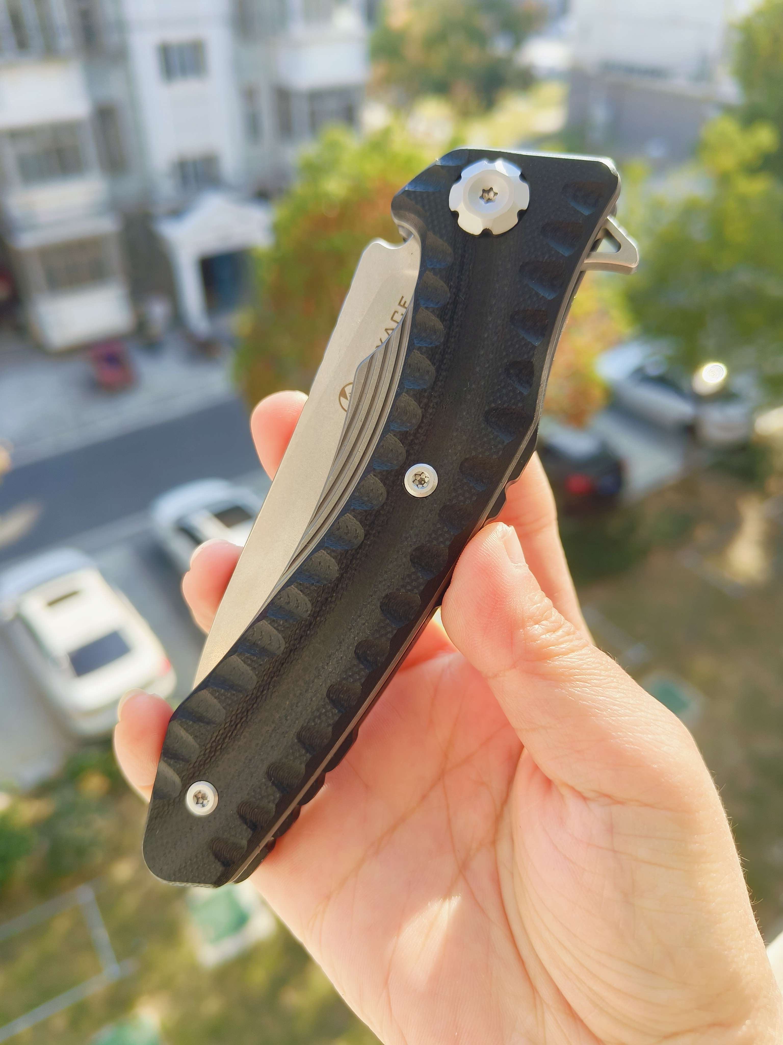 Maxace Knives 狂徒二代 K110钢 G10柄 黑色柄 258
