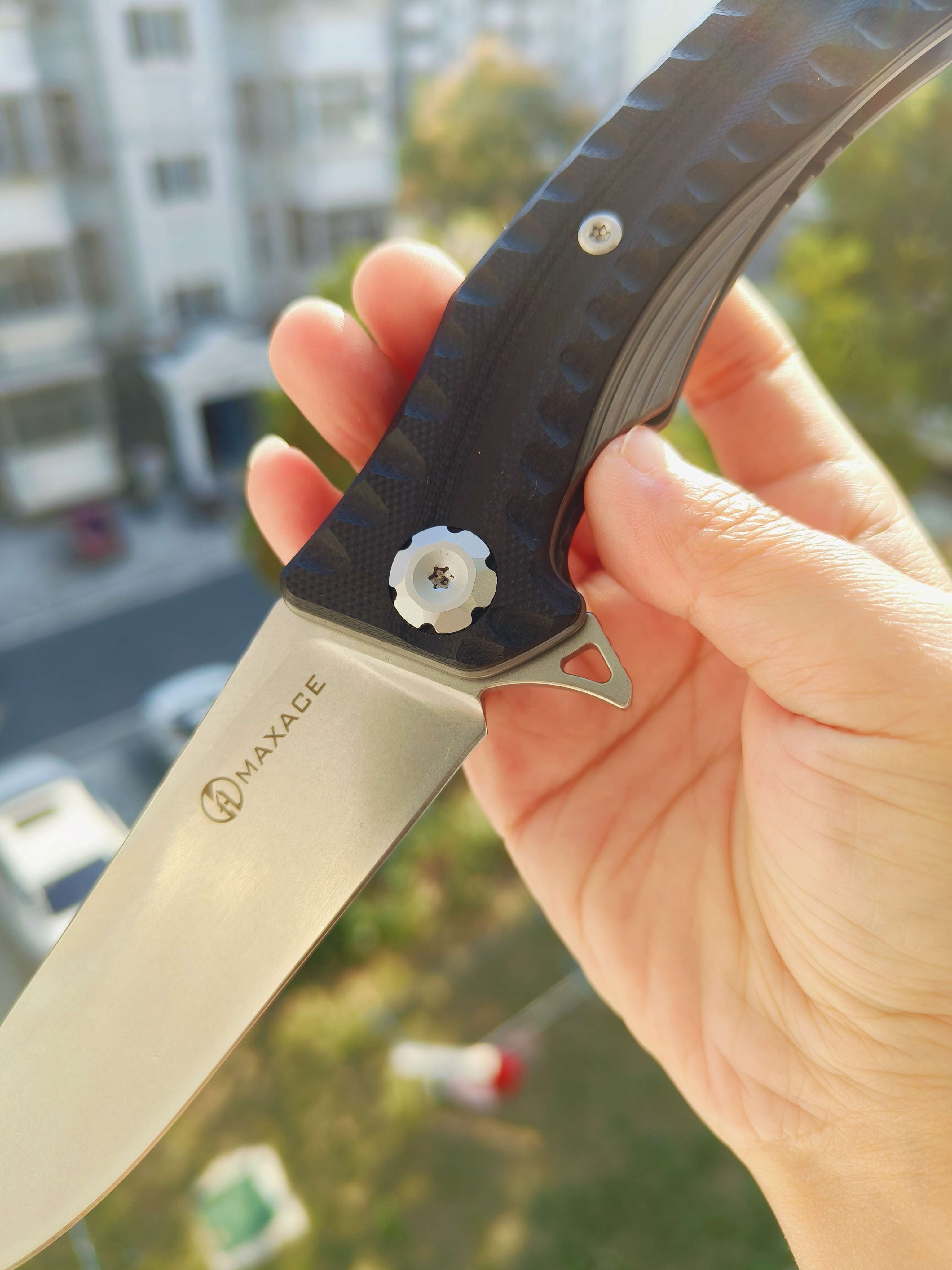 Maxace Knives 狂徒二代 K110钢 G10柄 黑色柄 258