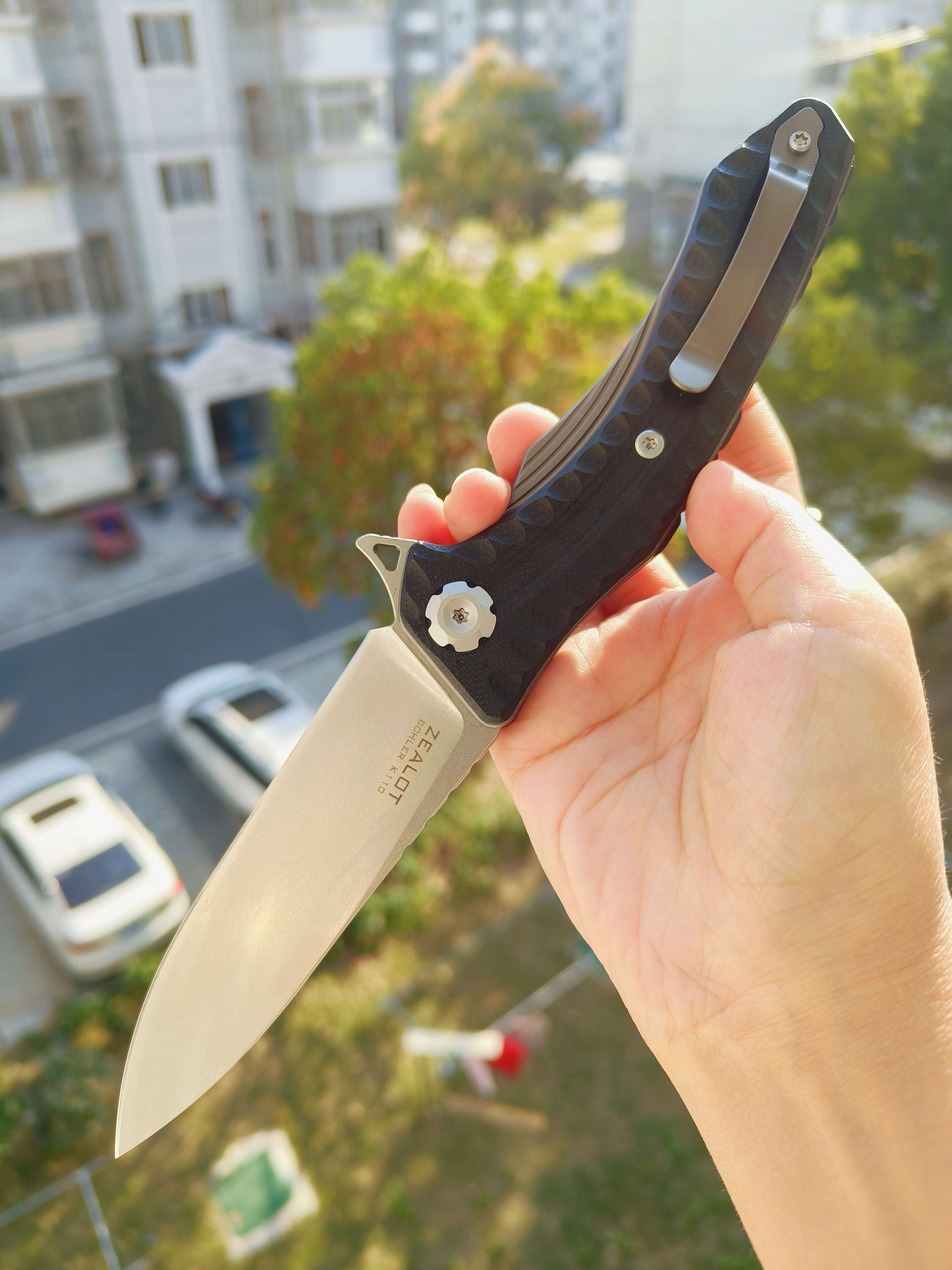 Maxace Knives 狂徒二代 K110钢 G10柄 黑色柄 258