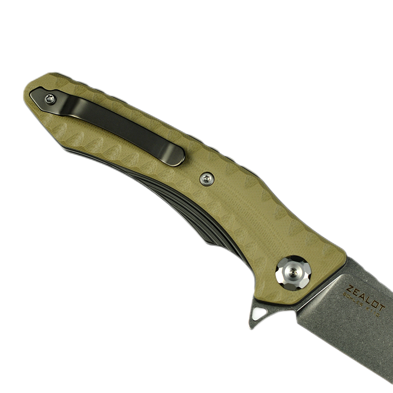 Maxace Knives 狂徒二代 K110钢 G10柄 沙漠色 258