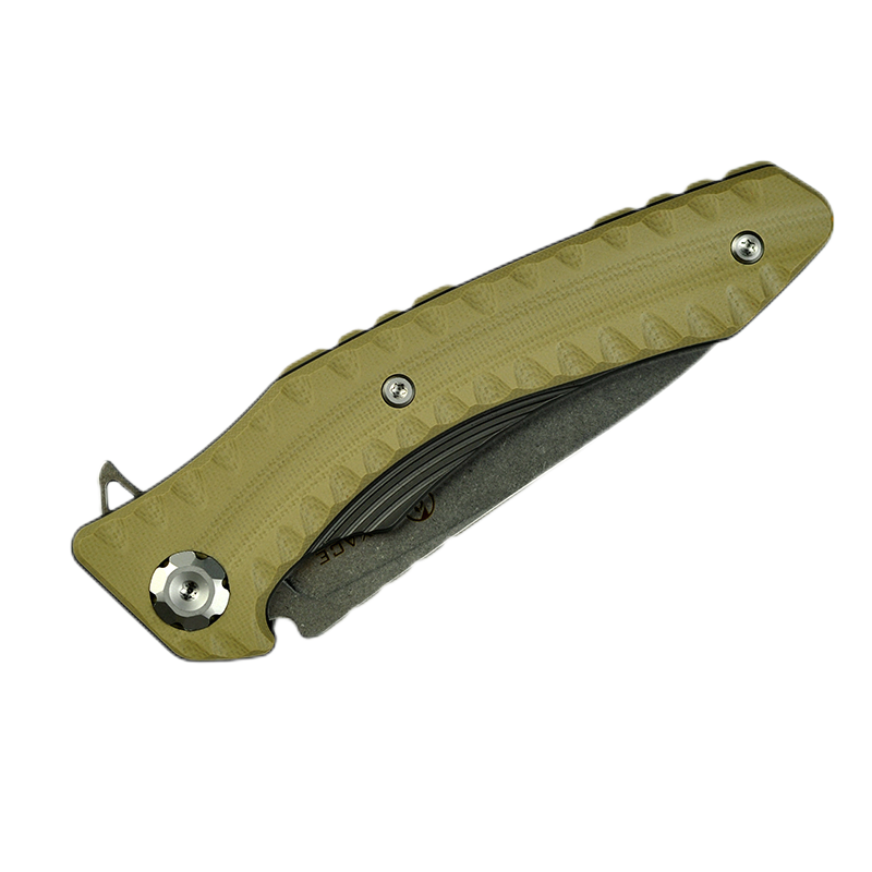 Maxace Knives 狂徒二代 K110钢 G10柄 沙漠色 258
