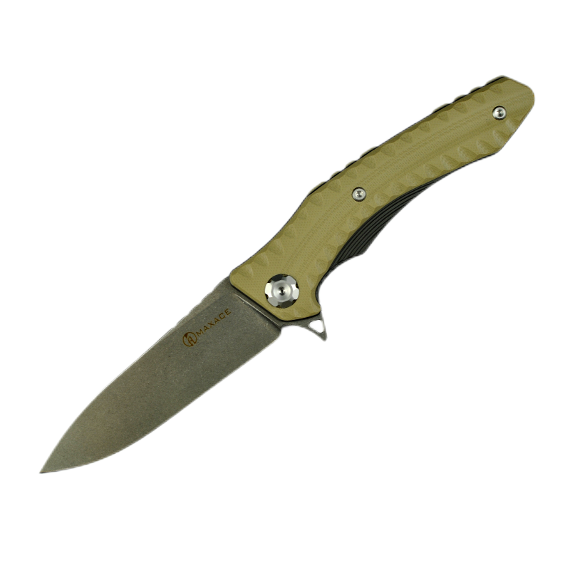 Maxace Knives 狂徒二代 K110钢 G10柄 沙漠色 258