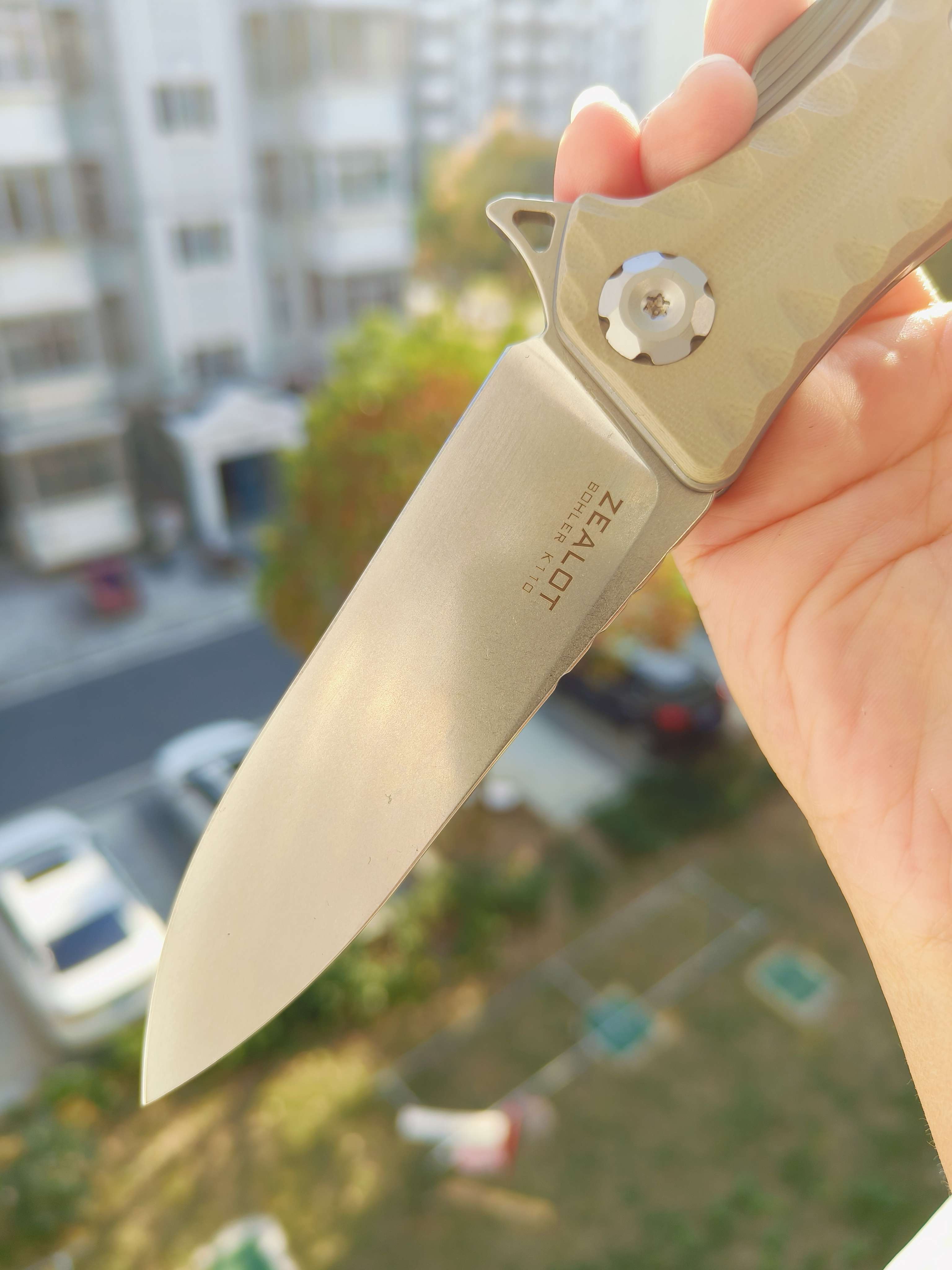 Maxace Knives 狂徒二代 K110钢 G10柄 沙漠色 258