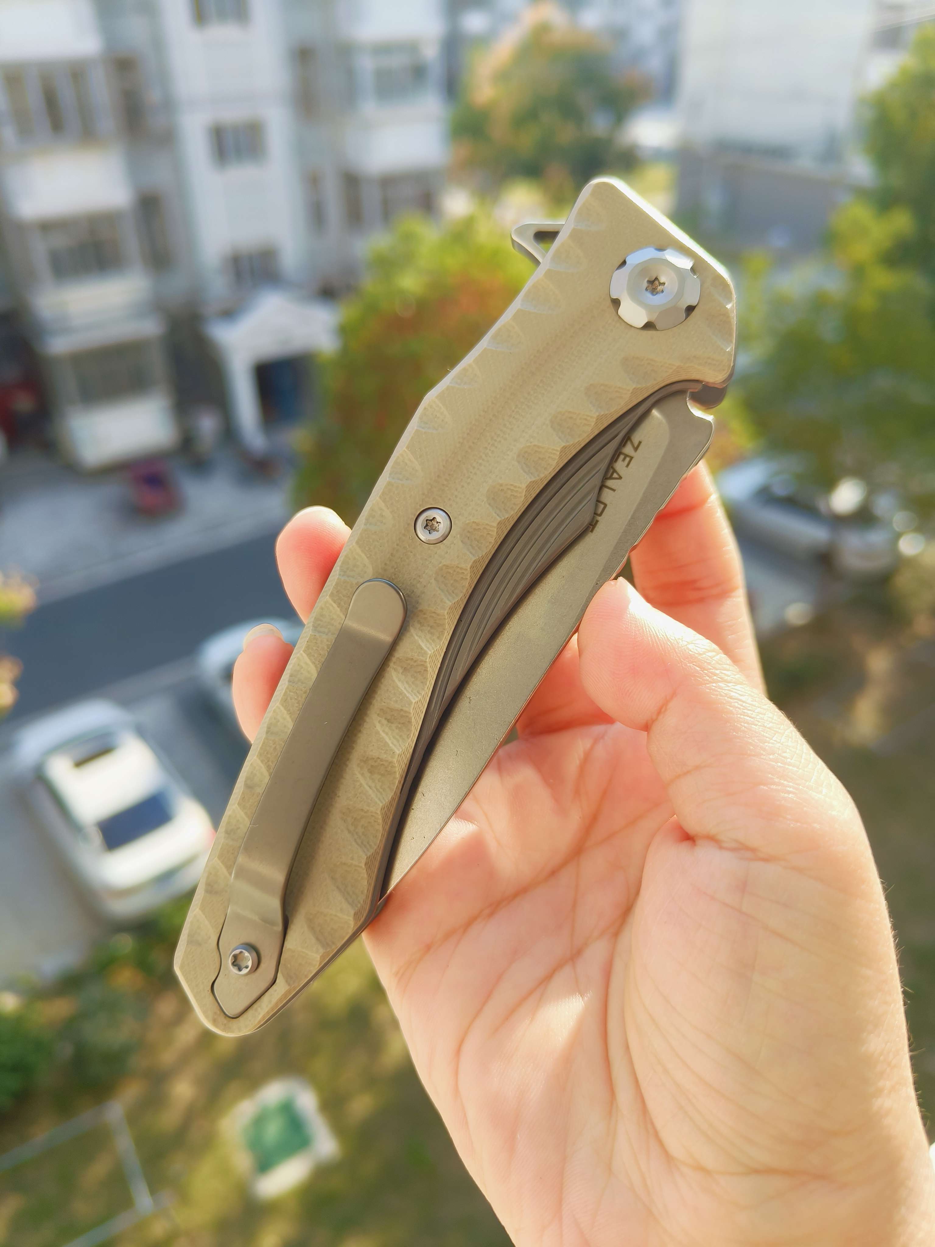 Maxace Knives 狂徒二代 K110钢 G10柄 沙漠色 258