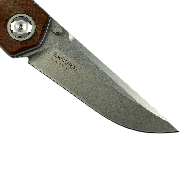 Maxace knives 影武者二代 K110钢 G10柄 棕色 358