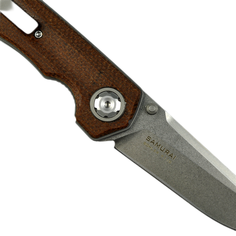 Maxace knives 影武者二代 K110钢 G10柄 棕色 358