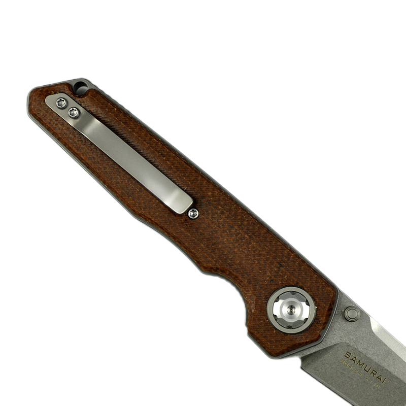 Maxace knives 影武者二代 K110钢 G10柄 棕色 358