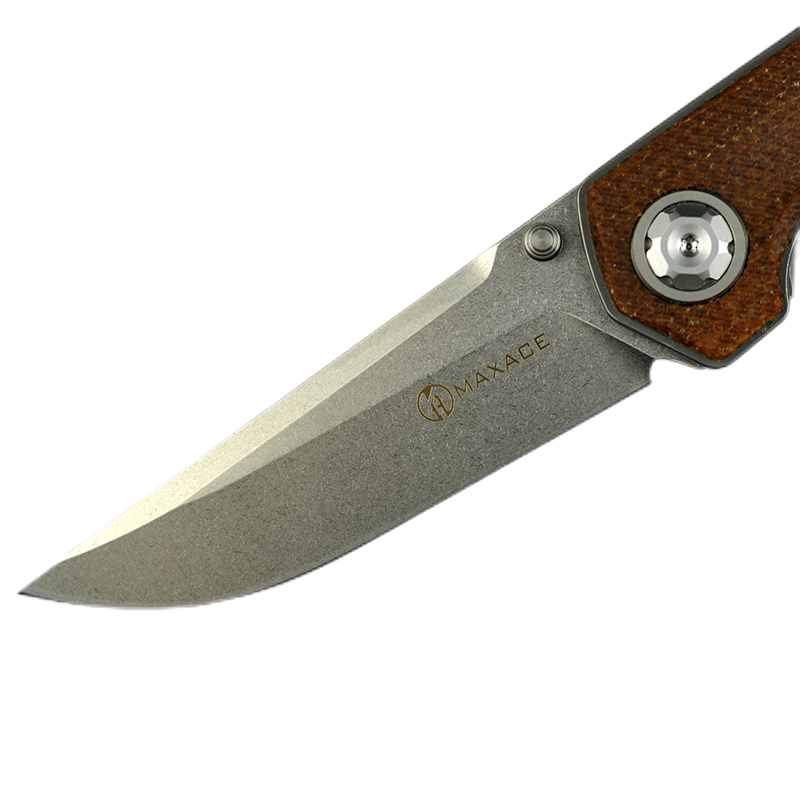 Maxace knives 影武者二代 K110钢 G10柄 棕色 358