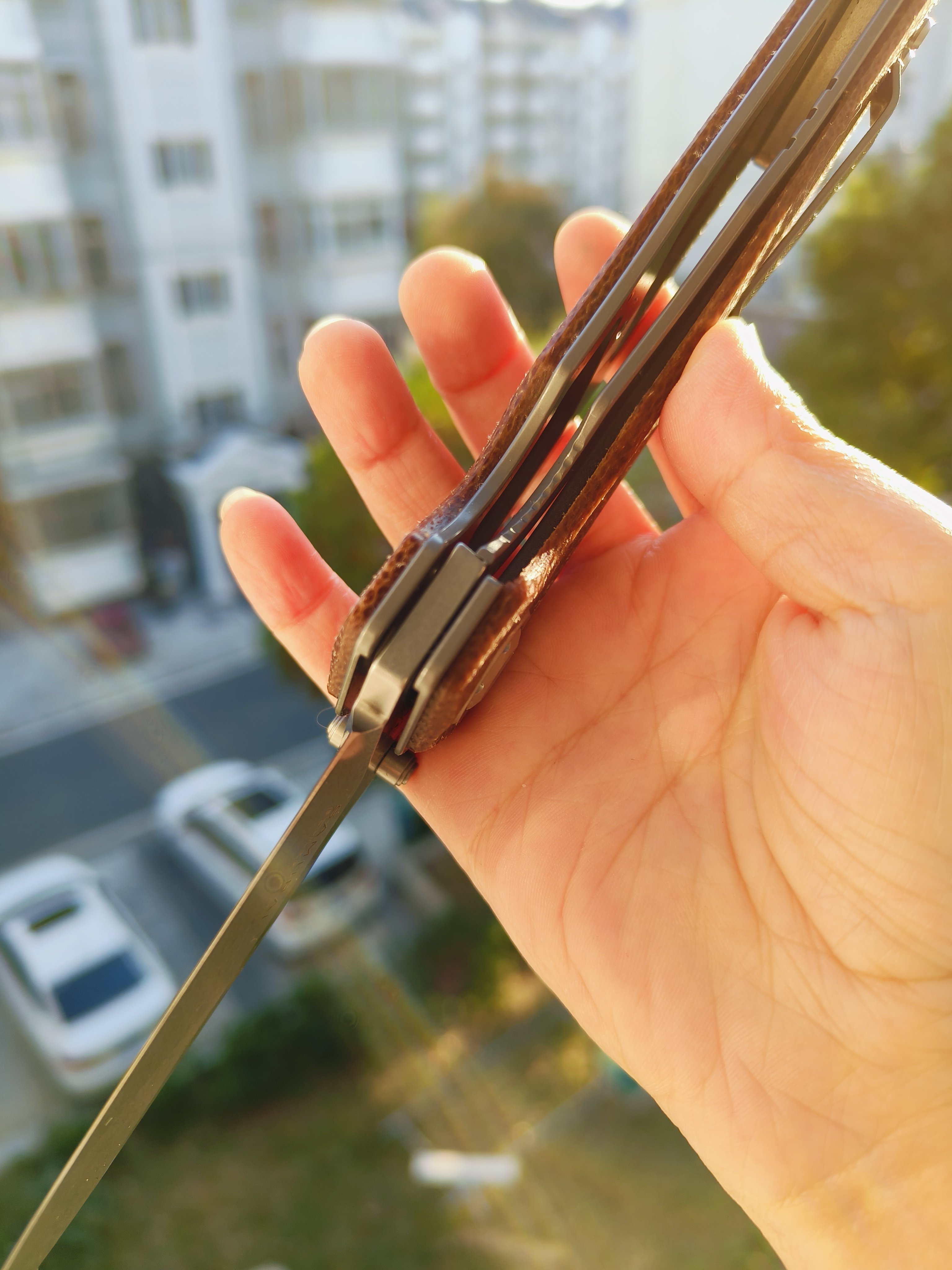 Maxace knives 影武者二代 K110钢 G10柄 棕色 358