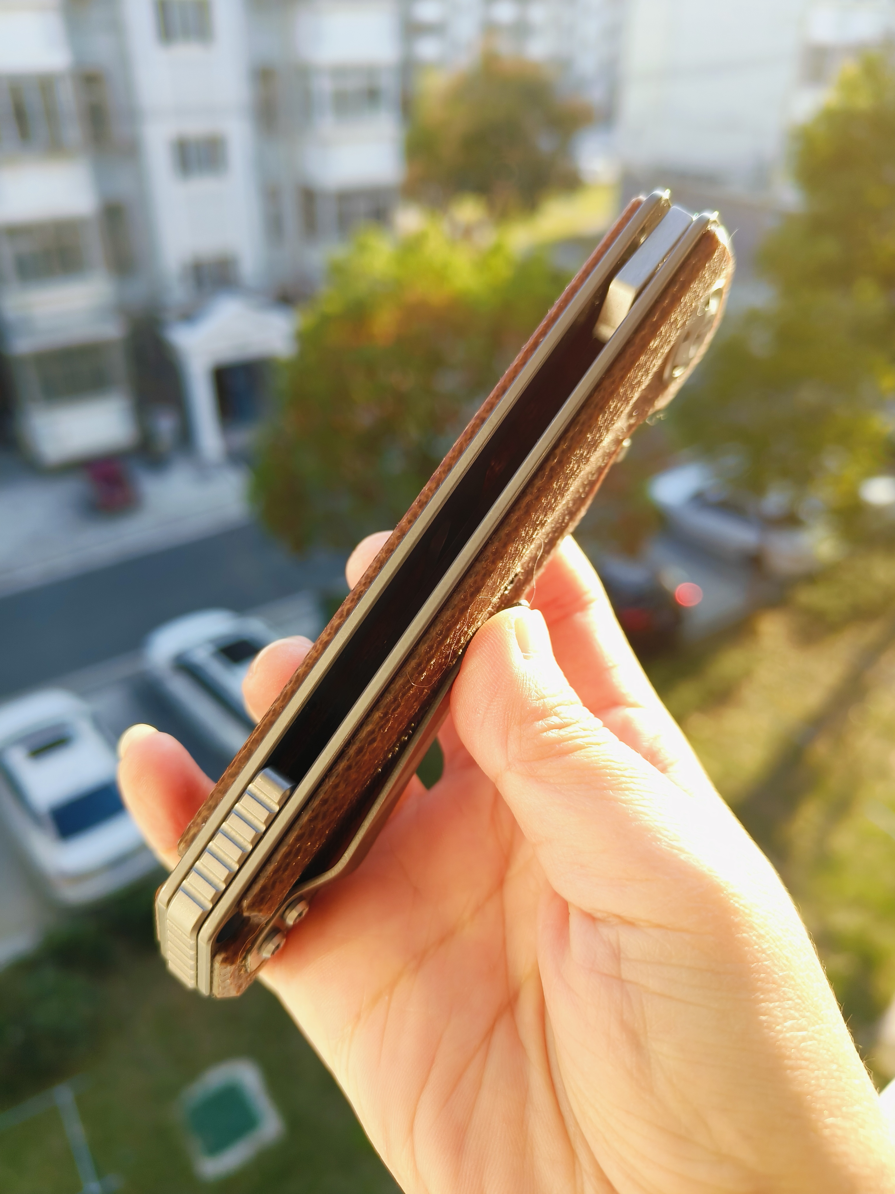 Maxace knives 影武者二代 K110钢 G10柄 棕色 358