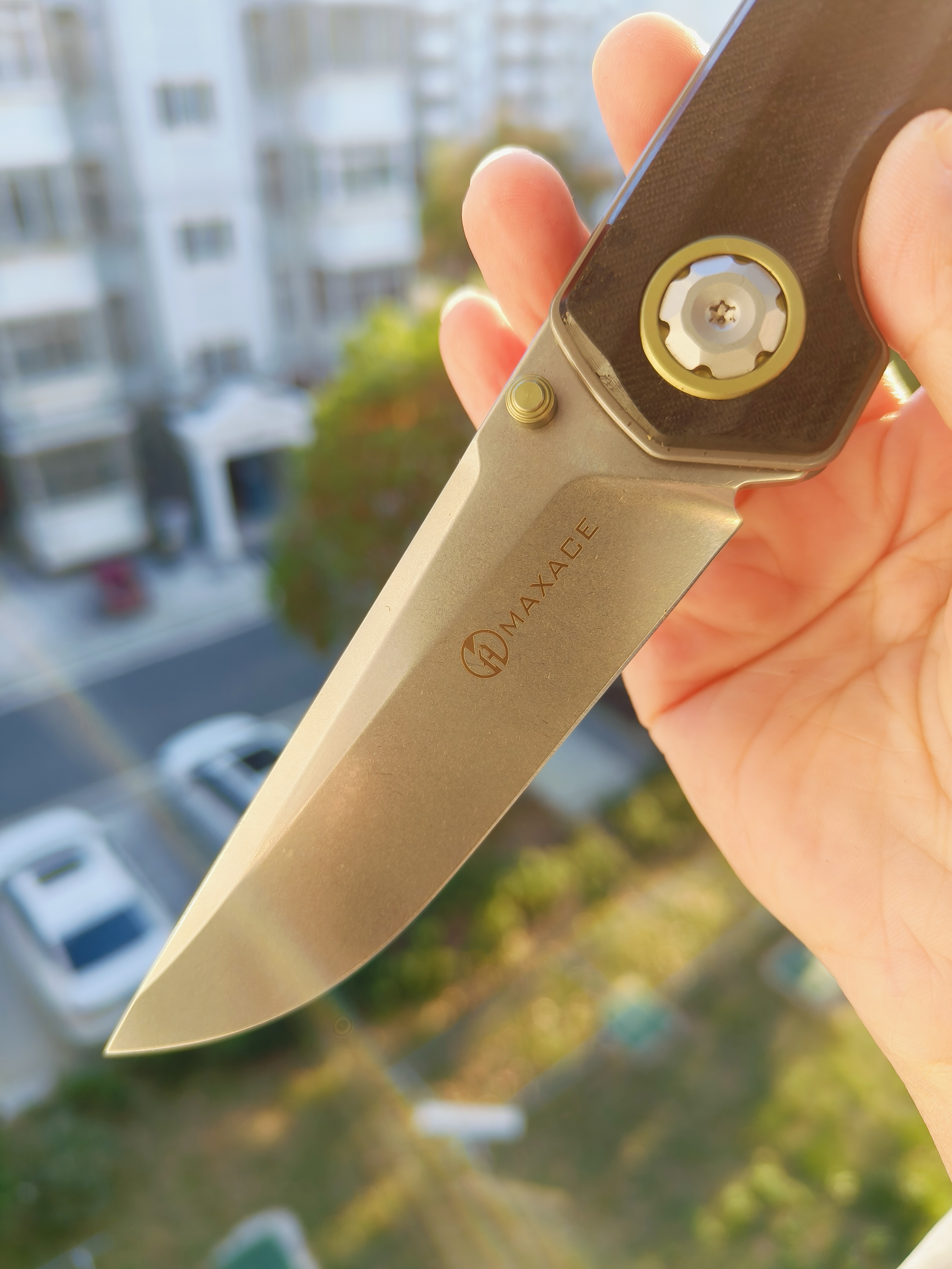 Maxace knives 影武者二代 K110钢 G10柄 黑色 358