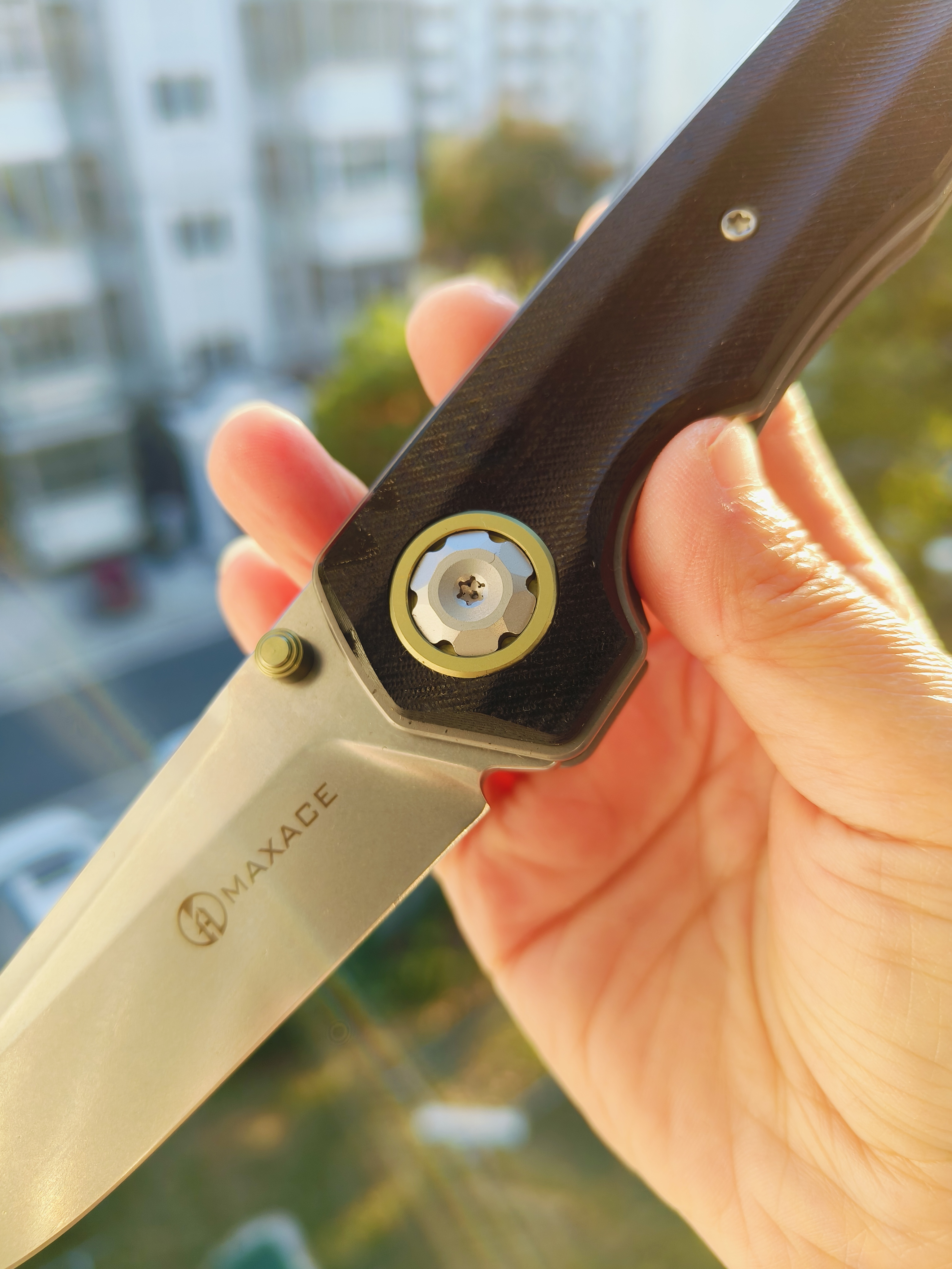 Maxace knives 影武者二代 K110钢 G10柄 黑色 358