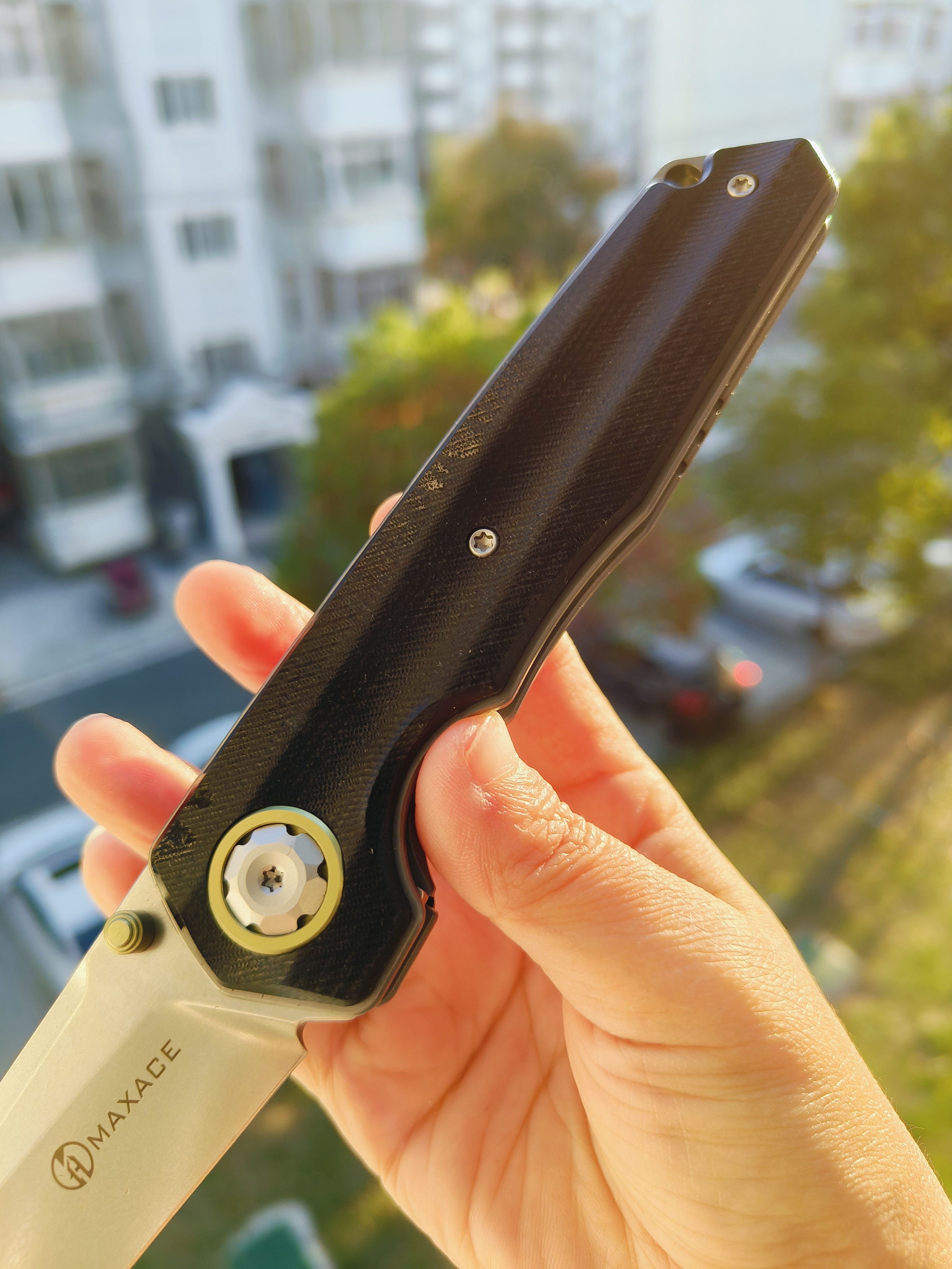 Maxace knives 影武者二代 K110钢 G10柄 黑色 358