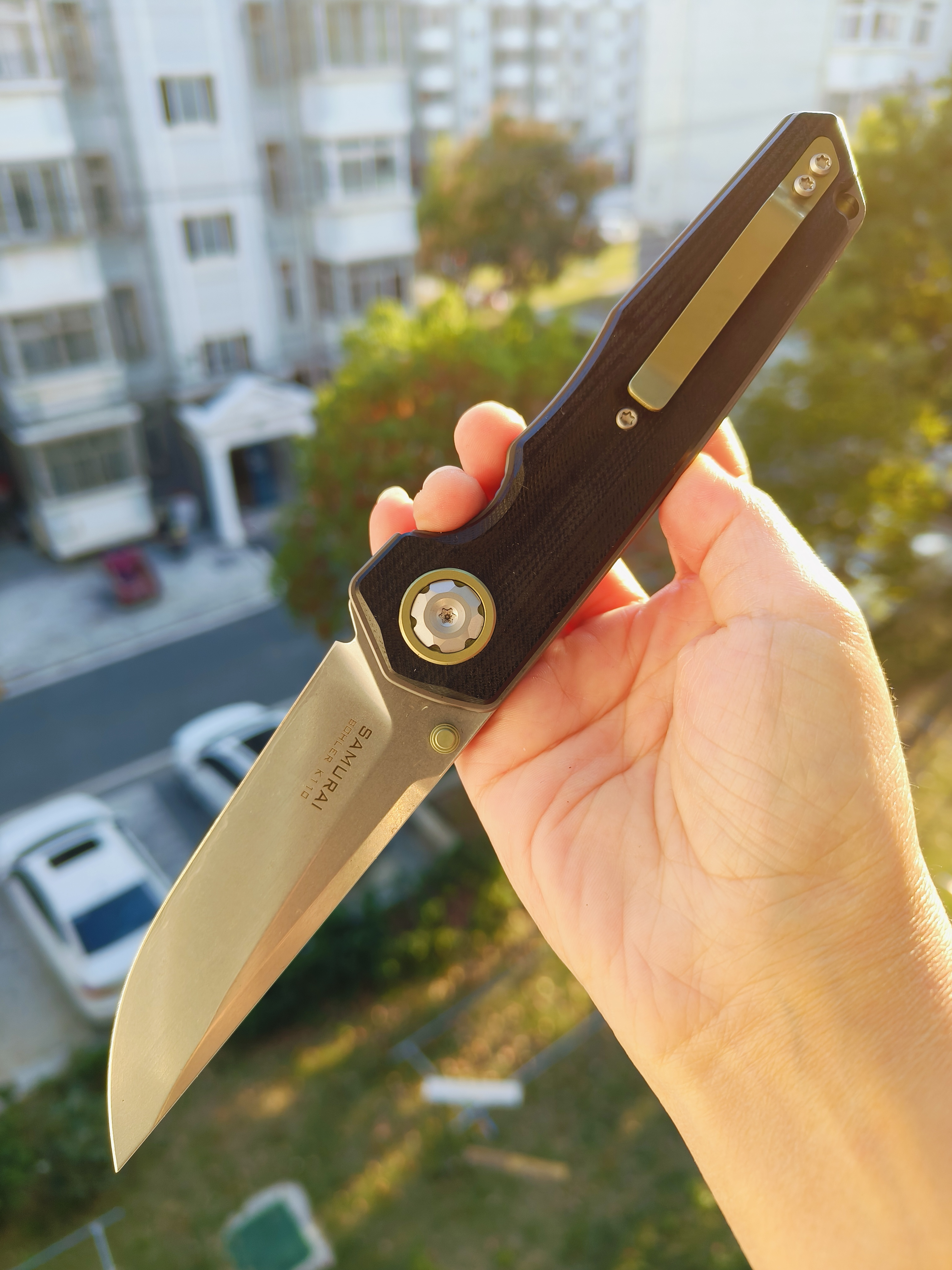 Maxace knives 影武者二代 K110钢 G10柄 黑色 358