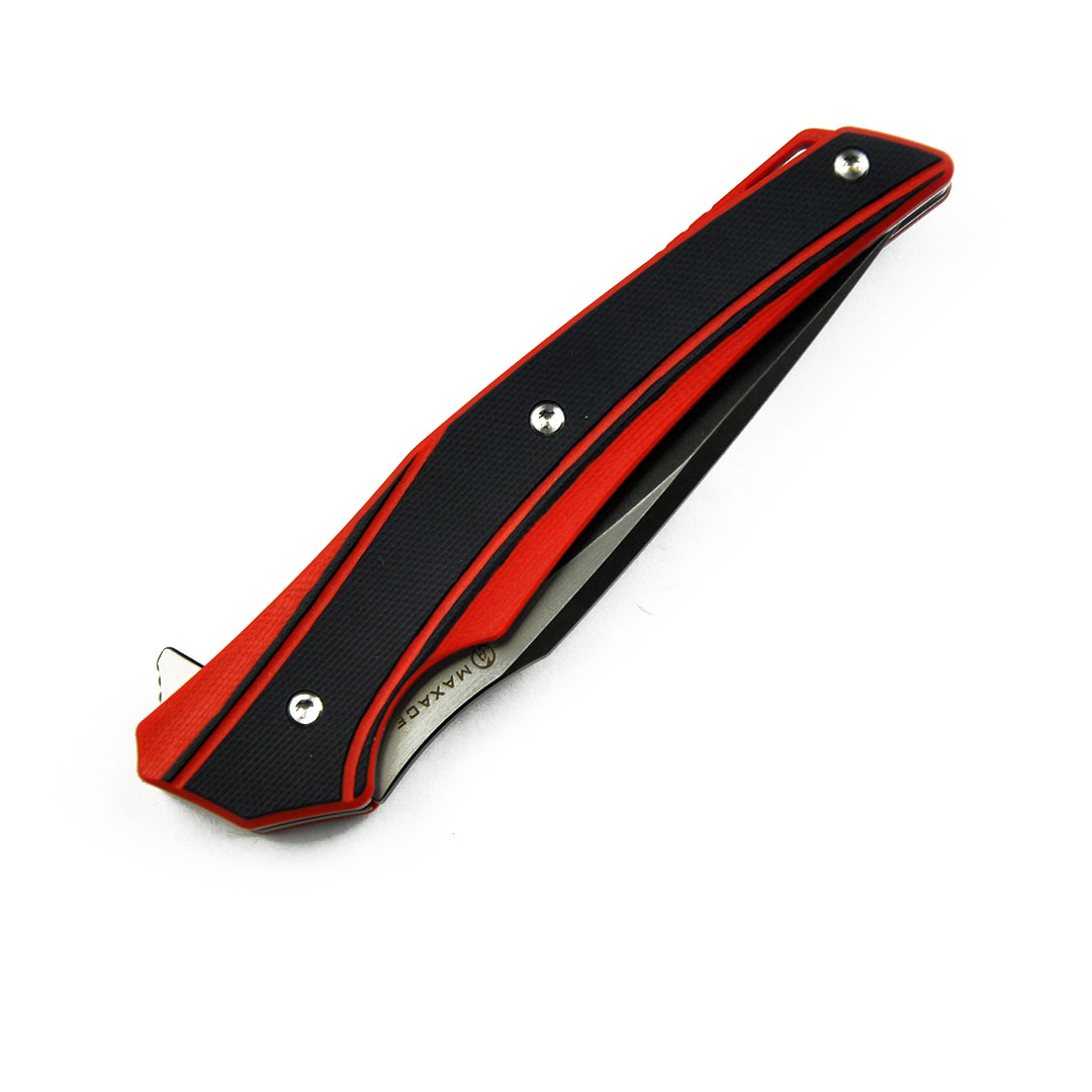 Maxace Knives 游侠 XW42钢 G10柄 黑红 258