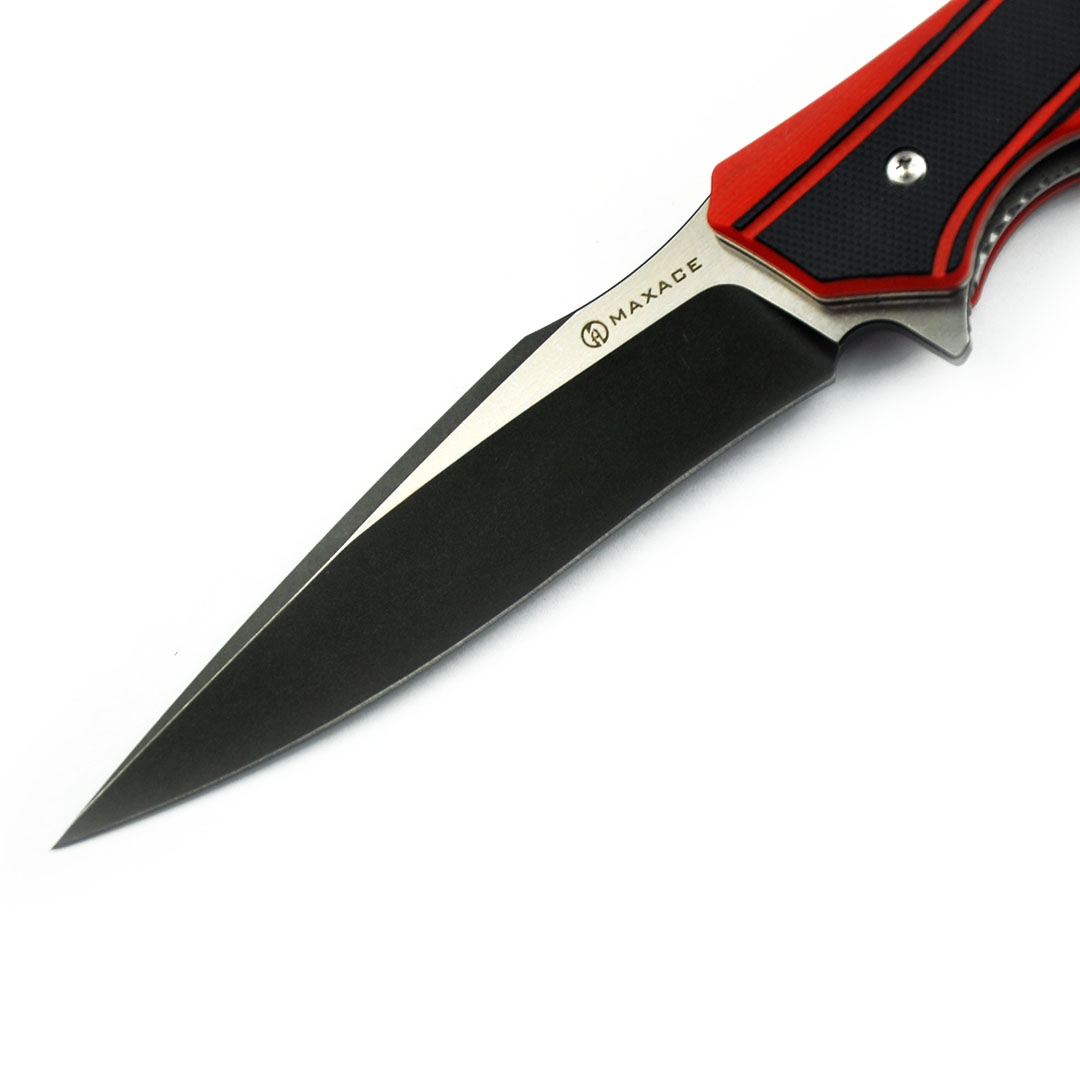 Maxace Knives 游侠 XW42钢 G10柄 黑红 258