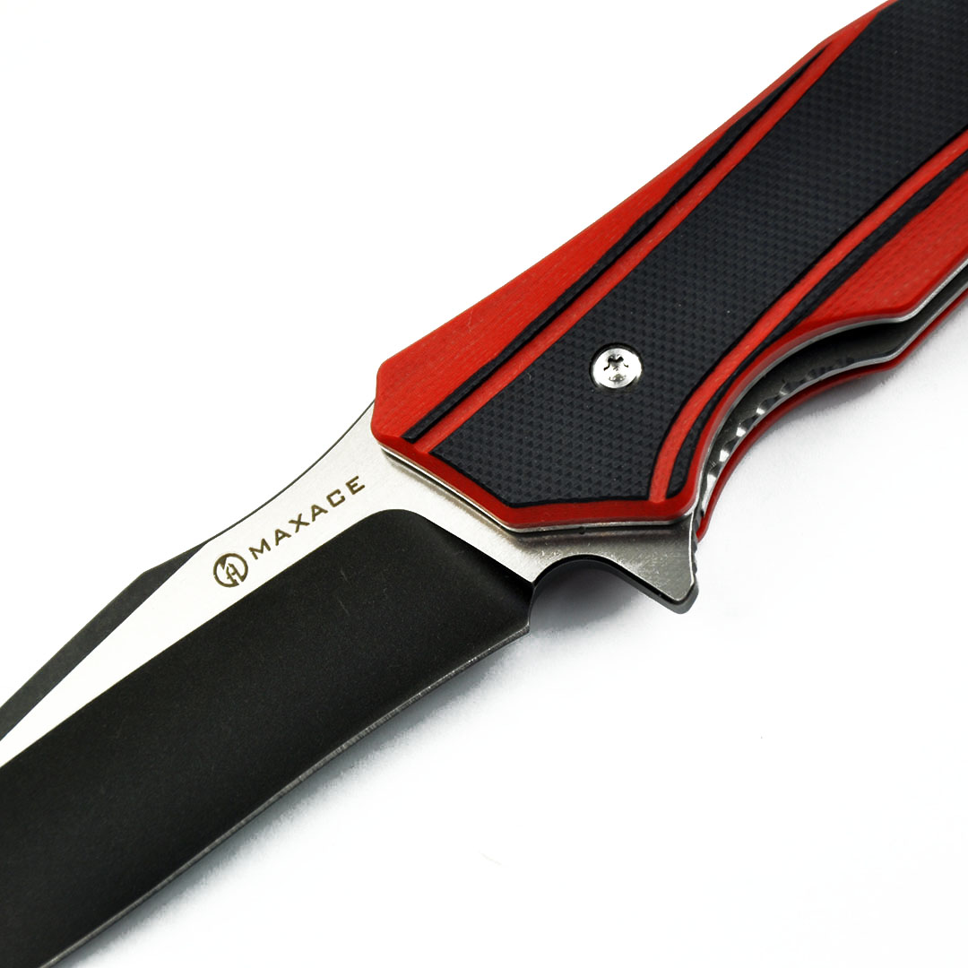 Maxace Knives 游侠 XW42钢 G10柄 黑红 258